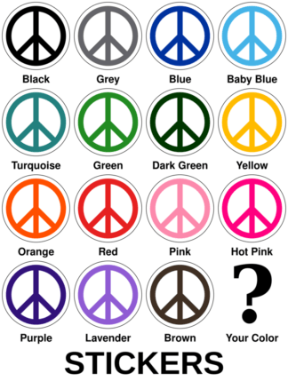 Peace Sign Stickers